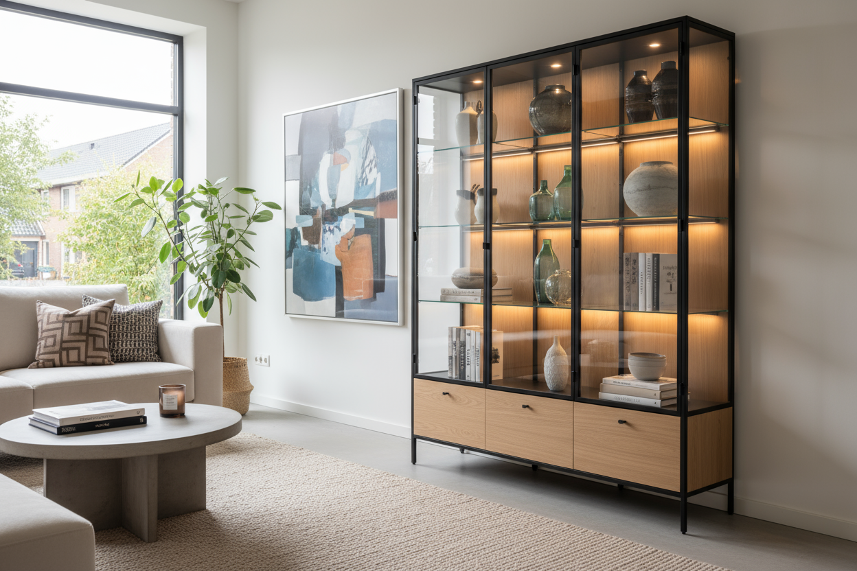 Vitrinekasten kopen | Stijlvolle vitrinekasten voor elk interieur