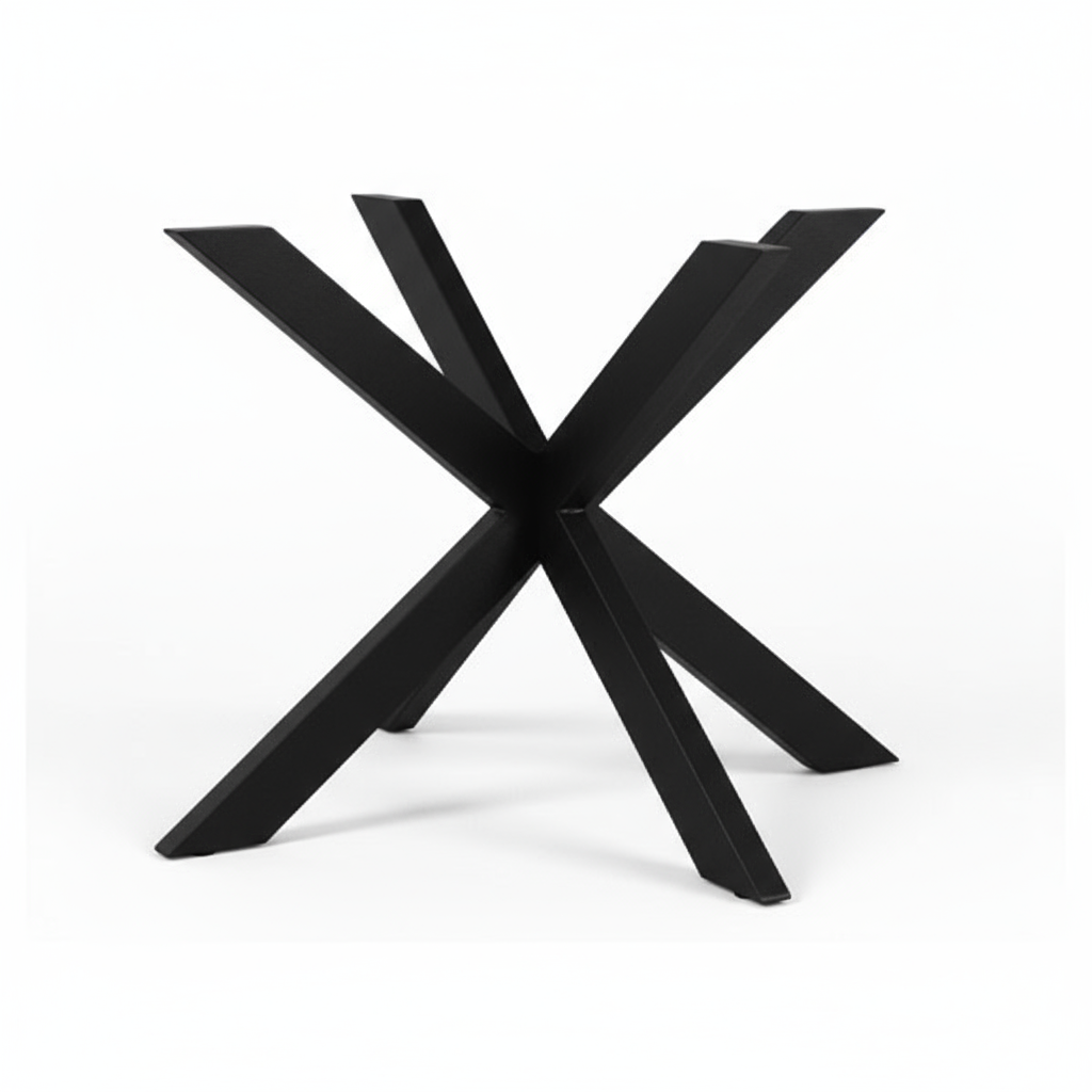 Eettafel rond mangohout 3 cm